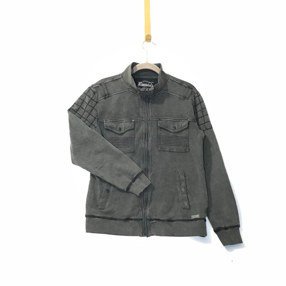 Buckle Black Label Atheltic Fit Mens Small Long Sleeve Full Zip
